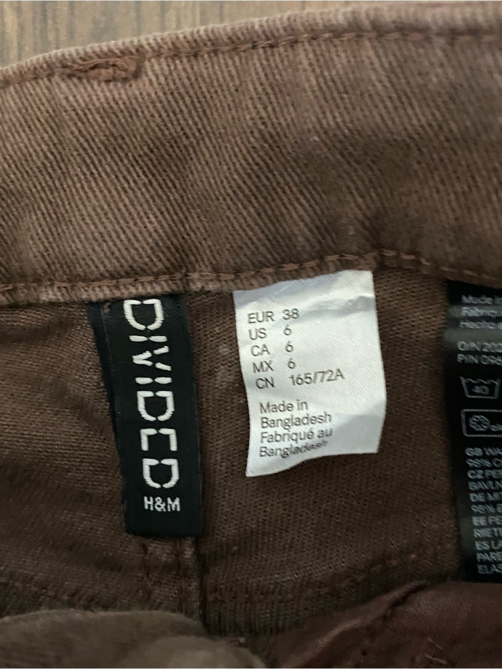 H&M Brown Wide-Leg High-Rise Jeans - Picture 3 of 5